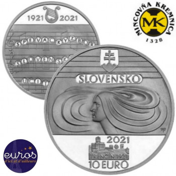 10 euros SLOVAQUIE 2021 -...