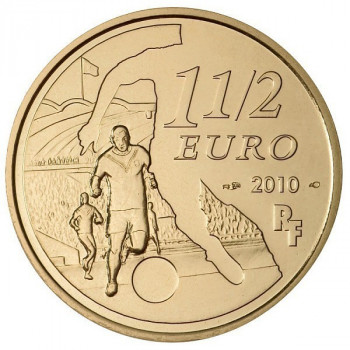 Pièce de 1,5 euros Girondins de Bordeaux 2010 - Brillant Universel