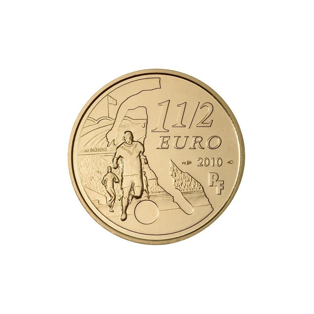 Pièce de 1,5 euros Girondins de Bordeaux 2010 - Brillant Universel