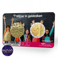 Coincard 2€ + médaille PAYS-BAS 2021 - Anniversaire de la semaine nationale de la monnaie - Avers