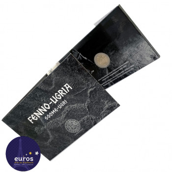 Coincard et pièce de 2 euros commémorative ESTONIE 2021 - Peuple Finno-Ugric - Brillant Universel