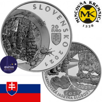 20 euros SLOVAQUIE 2021 - Zone Paysagère Protégée des Montagnes - Grotte de la Liberté de Demänovská - Belle Epreuve