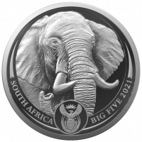 Bullion AFRIQUE du SUD 2021 - Big Five II - Elephant - Argent 1oz - Bullion Coin (n°1)
