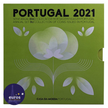 Set BU PORTUGAL 2021 - Série 1 cent à 2 euros - Brillant Universel