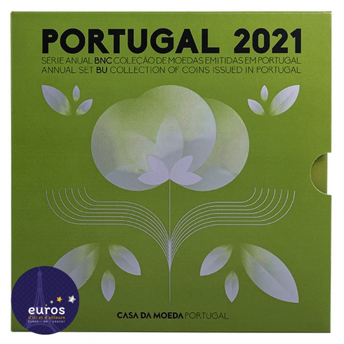 Set BU PORTUGAL 2021 - Série 1 cent à 2 euros - Brillant Universel