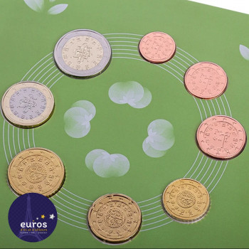 Avers série 8 pièces 1 cent à 2 euros - Brillant Universel