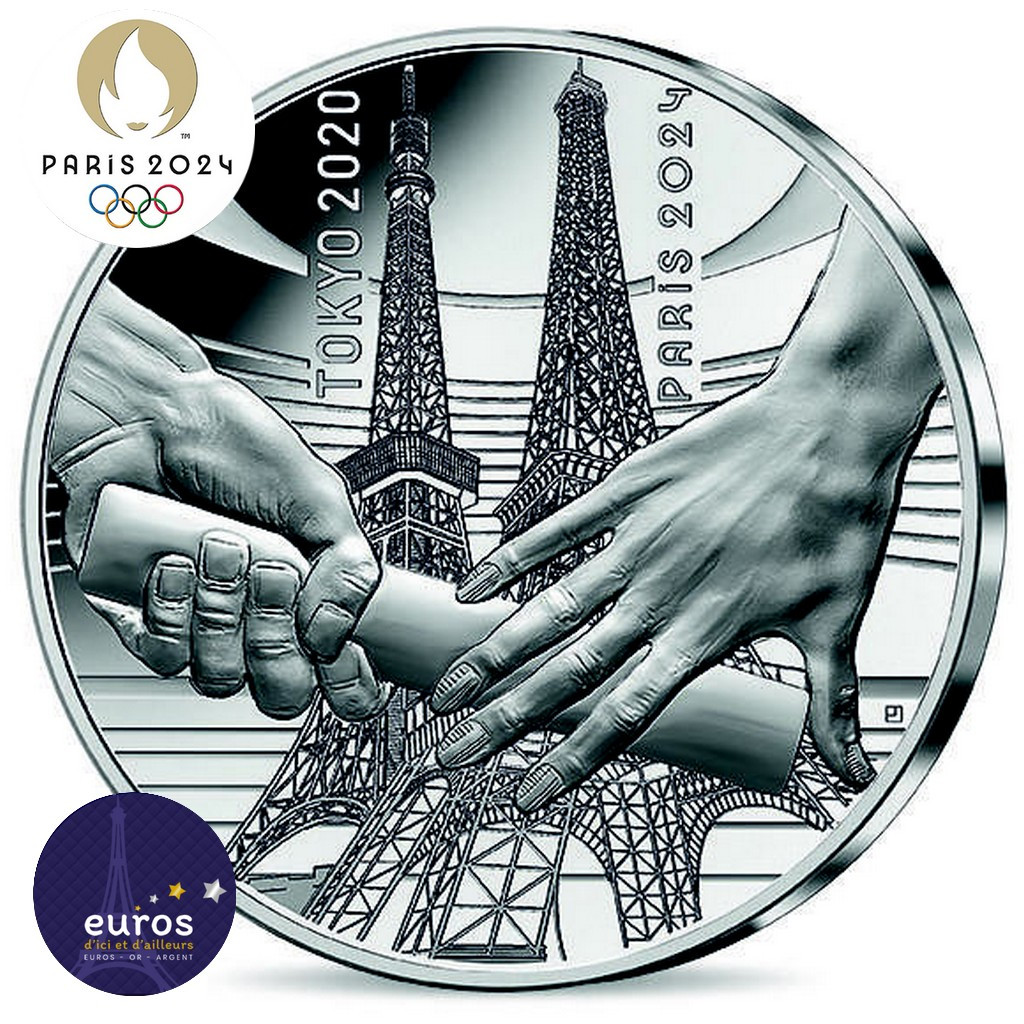 10 euros FRANCE 2021 - Jeux Olympiques Paris 2024™ - Passation de