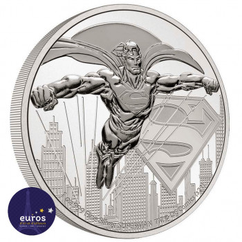 Pièce NIUE 2021 - 2$ NZD SUPERMAN™ - 1oz argent 999,9‰ - Bullion Coin