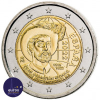2 euros commémorative ESPAGNE 2022 - Juan Sebastián Elcano - UNC