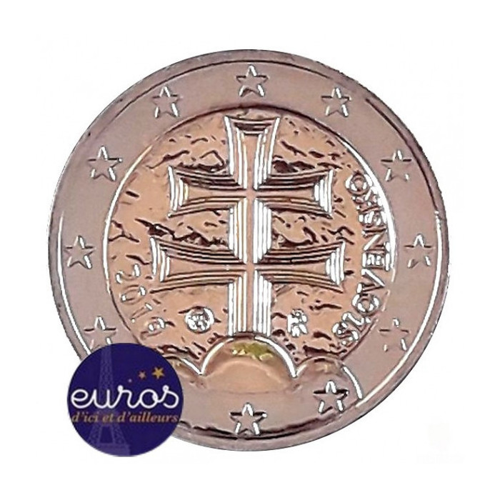 2 euros annuelle SLOVAQUIE 2022 - Emblème National de la Slovaquie