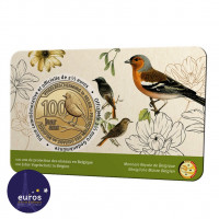 Coincard FR 2,5 euros Belgique 2022 - 100 ans de protection des oiseaux en Belgique - BU