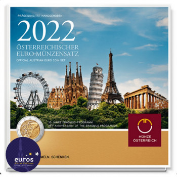 Set BU AUTRICHE 2022 - 35ème anniversaire Erasmus + - Brillant Universel