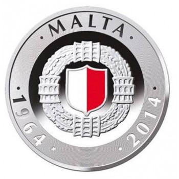 10€ Malte 2014 "Indépendance"