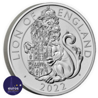 GRANDE-BRETAGNE 2022 - 5£ The Royal Tudor Beasts The Lion of England - Brillant Universel