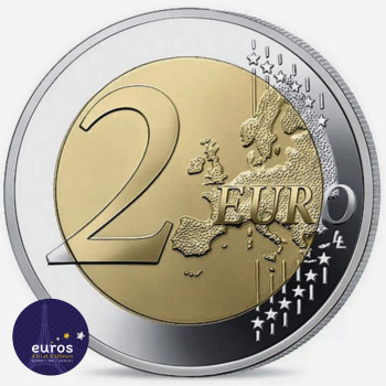 Rouleau 25 x 2 euros commémoratives FRANCE 2022 - ERASMUS - UNC