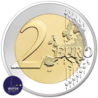 Revers de la pièce de 2 euros commémorative VATICAN 2022 - Pape Paul VI - Brillant Universel