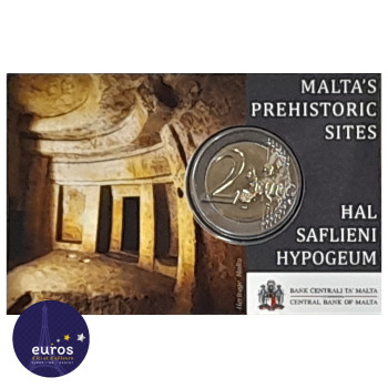 Coincard 2 euros commémorative MALTE 2022 - Hal Salflieni Hypogeum