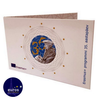 Coincard 2 euros commémorative commune ESTONIE 2022 - Erasmus - BU