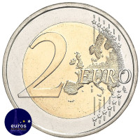 Revers de la pièce de 2 euros commémorative commune AUTRICHE 2022 - ERASMUS - UNC