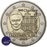 Coincard 2 euros BU Luxembourg 2023 - 175ème anniversaire de la Chambre des Députés - Brillant Universel