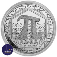Solomon Islands 2023 Number Pi 1 Oz silver Premium Bullion Coin