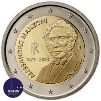 Coincard 2 euros commémorative ITALIE 2023 - Alessandro MANZONI - BU