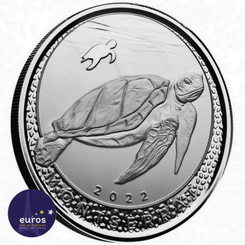 MONTSERRAT Eastern Caribbean 2022 - Sea Turtle - 2$ XCD - 1oz silver 999,9‰ - Bullion coin 3
