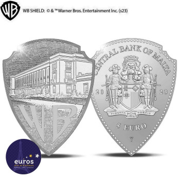 5 euros MALTE 2023 - 100 years Warner Bros™ - 1oz argent  Belle Épreuve