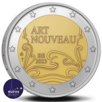 Coincard FR 2 euros commémorative BELGIQUE 2023 - Art Nouveau - Version Française