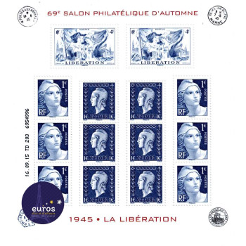 FRANCE 2015 - Bloc - Feuillet timbre 69ème Salon Philatélique d'Automne n° F4986