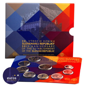 Set BU SLOVAQUIE 2023 - 30ème anniversaire de la République slovaque - Brillant Universel