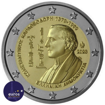 2 euros commémorative GRÈCE 2023 - Constantin CARATHÉODORY - UNC
