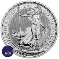 GRANDE-BRETAGNE 2023 - 2£ BRITANNIA - Couronnement Roi CHARLES III - 1oz argent 999,99‰ - Bullion Coin 2