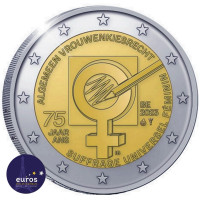 Coincard FL 2 euros commémorative BELGIQUE 2023 - Suffrage Universel des Femmes - BU