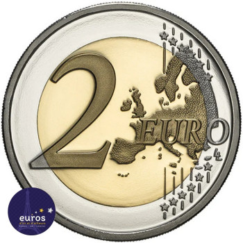 Blister 2 euros commémorative Portugal 2023 Commémoration Paix entre les nations - Belle Epreuve