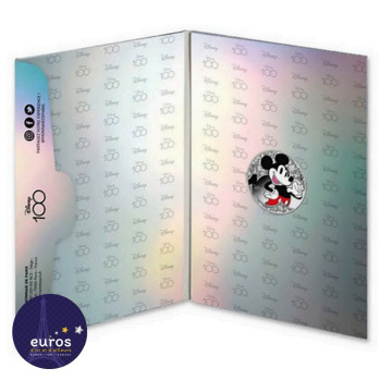 10 euros FRANCE 2023 coloured - Disney™ - 100th anniversary - Silver - Uncirculated in blister pack 4