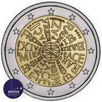 2 euros commémorative PORTUGAL 2023 - Commémoration de la paix entre les nations - Brillant Universel
