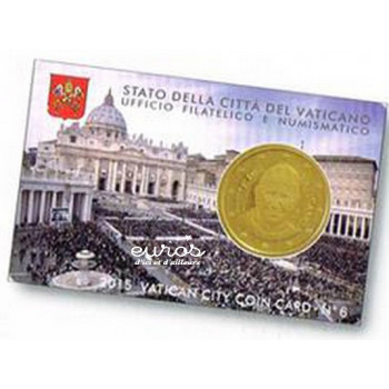 Coincard 50 cts Vatican...
