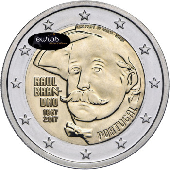 2 euros commémorative PORTUGAL 2017 - Raùl Brandão - UNC