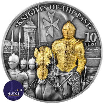 2023 MALTA - Knights of the Past - € 10 - 2 oz Silver BU