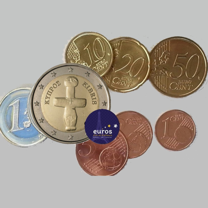 Série 1 cent à 2 euros CHYPRE 2023 - UNC ste