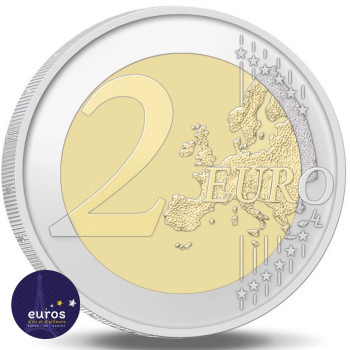 BELGIUM 2 Euro Coin 2024 - EU presidency - BU in Coincard NL