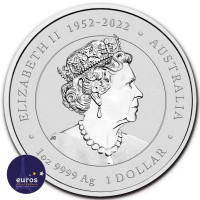 2024 1 oz $ dollar 1 AUD AUSTRALIAN Silver - Lunar Year of the Dragon Coin - Lunar Series III