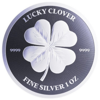 2023 1oz $2 NZD Niue Lucky Clover Silver Coin BU