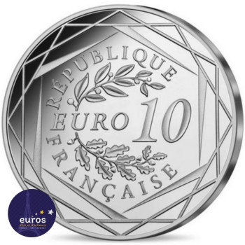 10 euros FRANCE 2023 colorisée - Disney™ - 100ème anniversaire - Argent - UNC 2