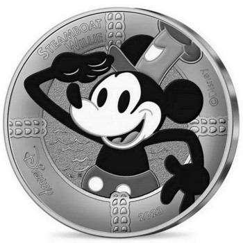 Duo 10 et 50 euros FRANCE 2023 colorisée - Disney™ - 100ème anniversaire - Argent - UNC