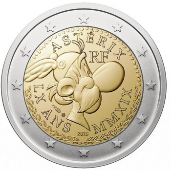 2 euros commémorative FRANCE 2019 - Astérix - BU