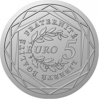 5 euros Argent France 2008...