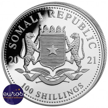 SOMALIE 2021 - 1 oz argent...