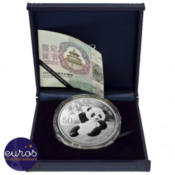 CHINE 2021 - 50 yuan - Panda - Argent 150 grammes - Belle Epreuve